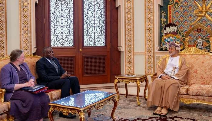 British foreign secretary meets with sultan of oman