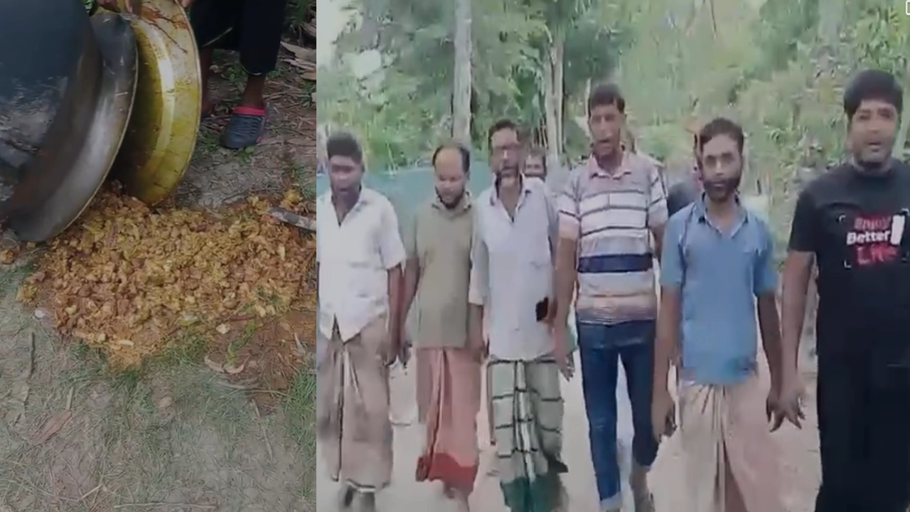 Bnp leader disrupts expatriate prayer mahfil, throws food