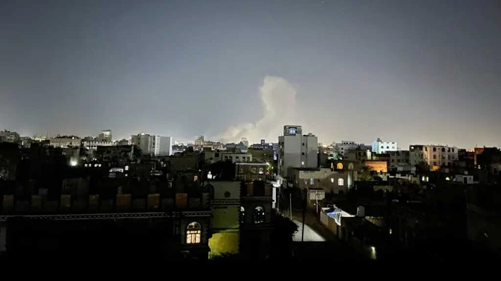 Massive israeli airstrikes in yemen
