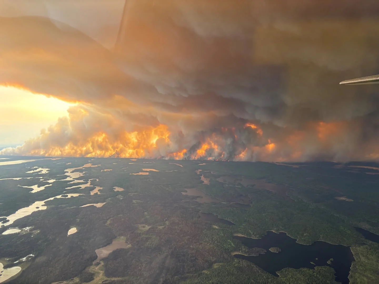 Massive wildfires in canada, state of emergency declared