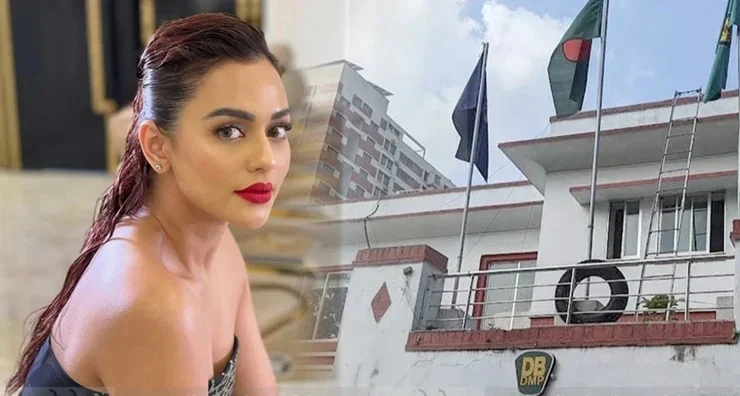 Nusrat faria is being taken to the db office