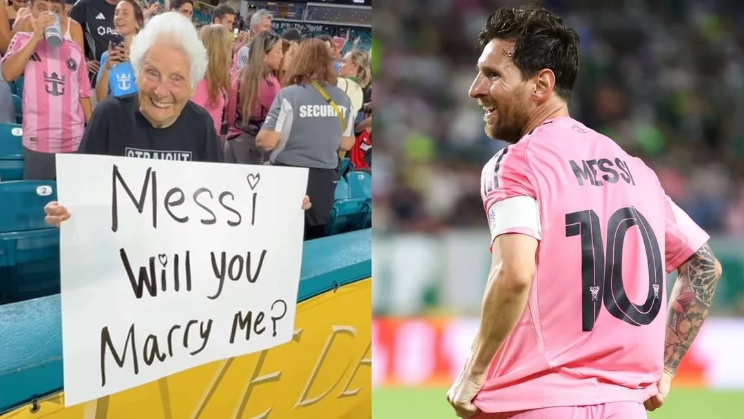 98 year old woman proposes to messi