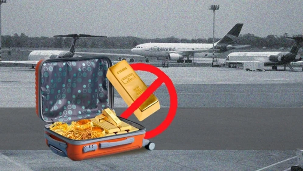 Baggage rules prohibit bringing gold more than once a year