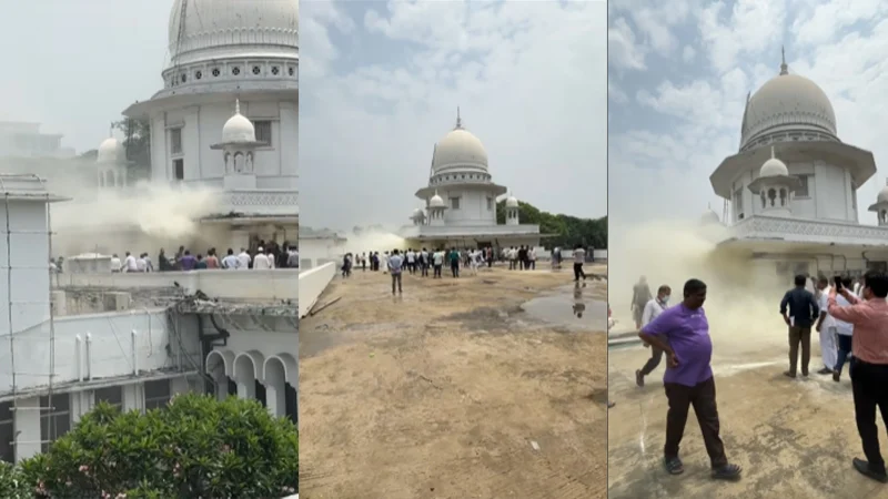 Fire in supreme court's appellate division storeroom