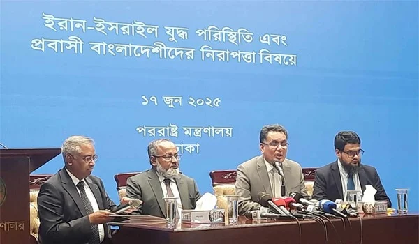 Government concerned about safety of bangladeshis in iran