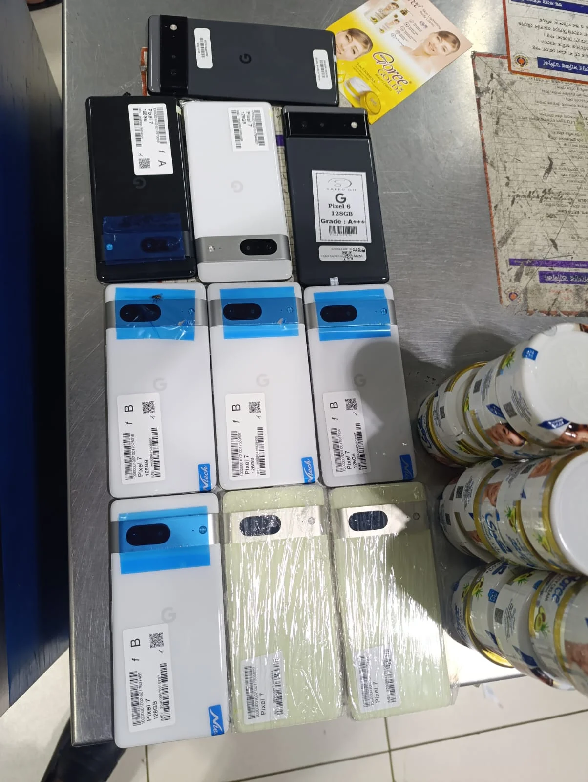 Illegal goods worth tk. 1.1 million found in two passengers' luggage at airport