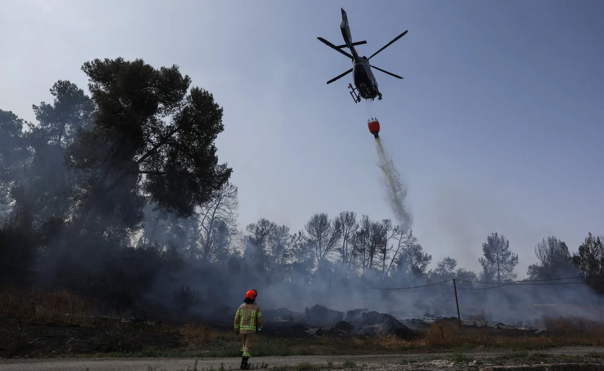 Terrible fire in israel, could turn into wildfire