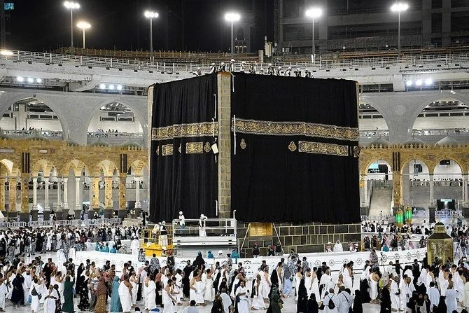 The holy kaaba will be covered with a new shroud on the occasion of the hijri new year.