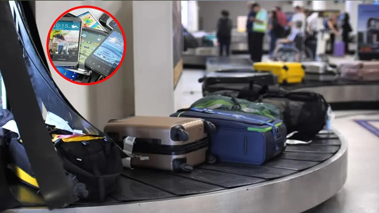 How many kg of bags and how many mobile phones can passengers returning from abroad bring?