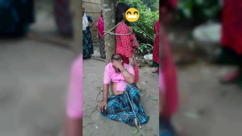 Bnp leader tied to tree by villagers for having extramarital affair with expatriate's wife