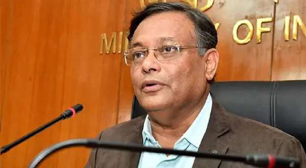 পররাষ্ট্রমন্ত্রী হাছান মাহমুদ আটক