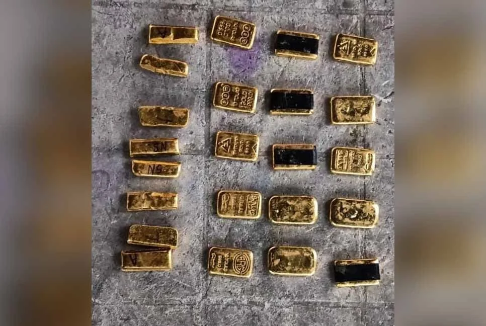 ভারত বাংলাদেশ সীমান্ত থেকে উদ্ধার প্রায় দুই কোটি রুপির স্বর্ণ