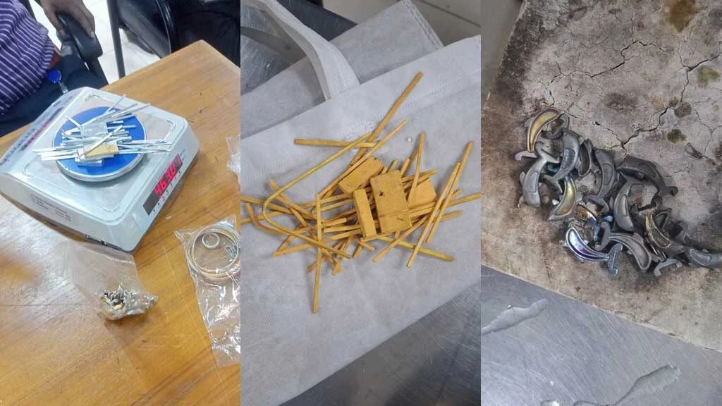 যাত্রীর লাগেজে মিলল কোটি টাকার সোনা